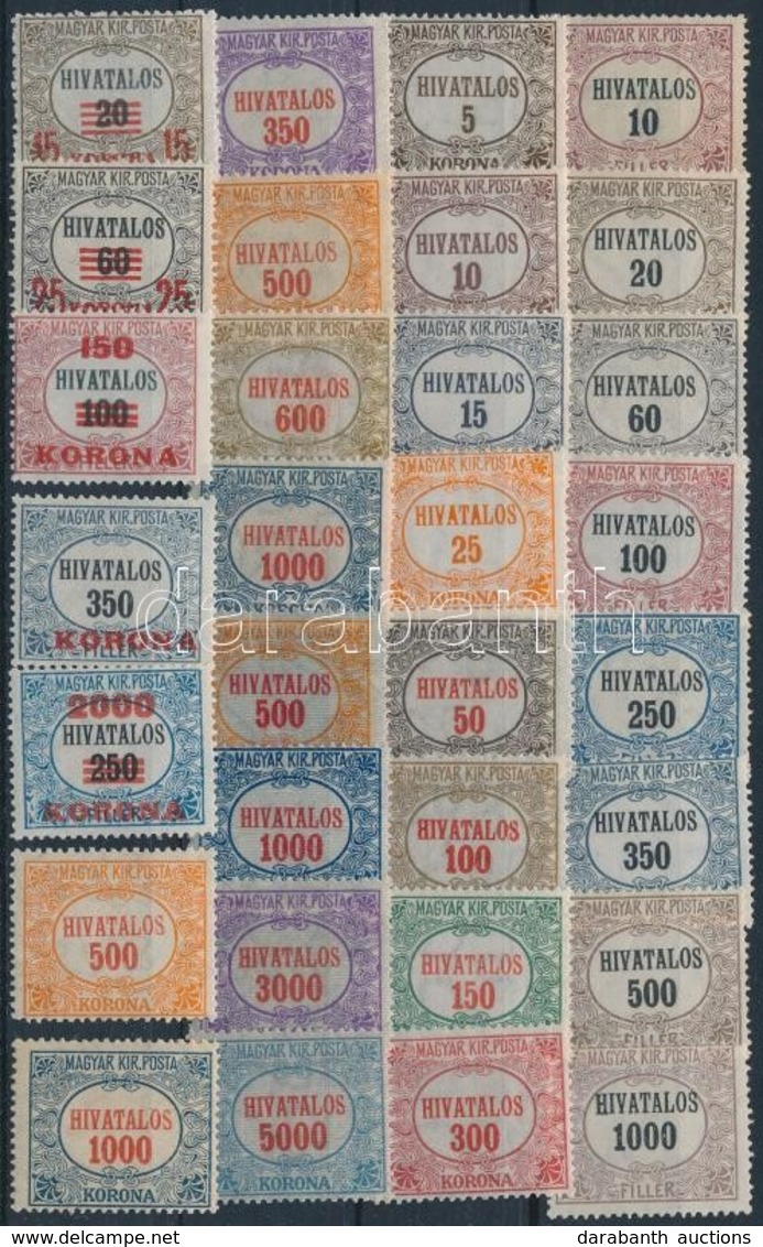 ** 1921 Hivatalos Sor - Other & Unclassified