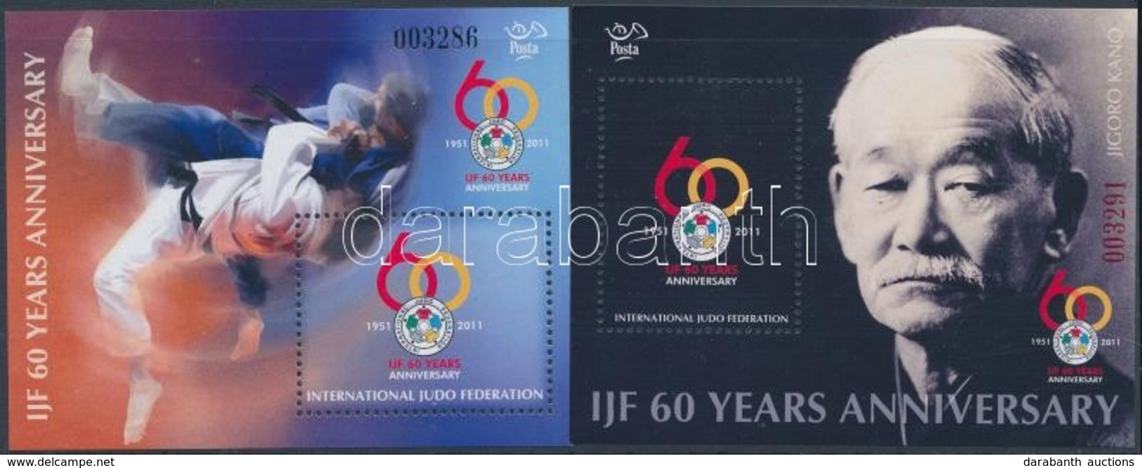 ** 2011 60 éves A Nemzetközi Judo Szövetség Emlékív Pár - Other & Unclassified