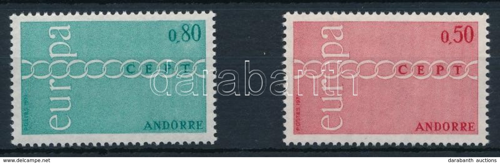 ** 1971 Europa CEPT Sor,
Europa CEPT
Mi 232-233 - Autres & Non Classés