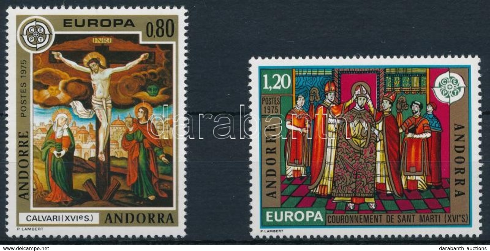 ** 1975 Europa CEPT Sor,
Europa CEPT
Mi 264-265 - Otros & Sin Clasificación