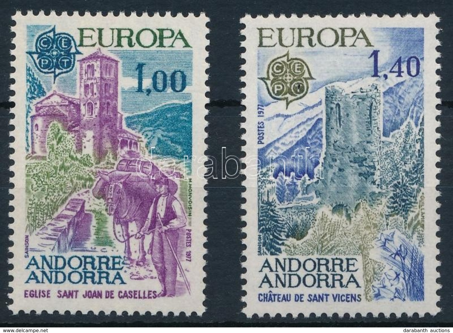 ** 1977 Europa CEPT Sor,
Europa CEPT
Mi 282-283 - Altri & Non Classificati