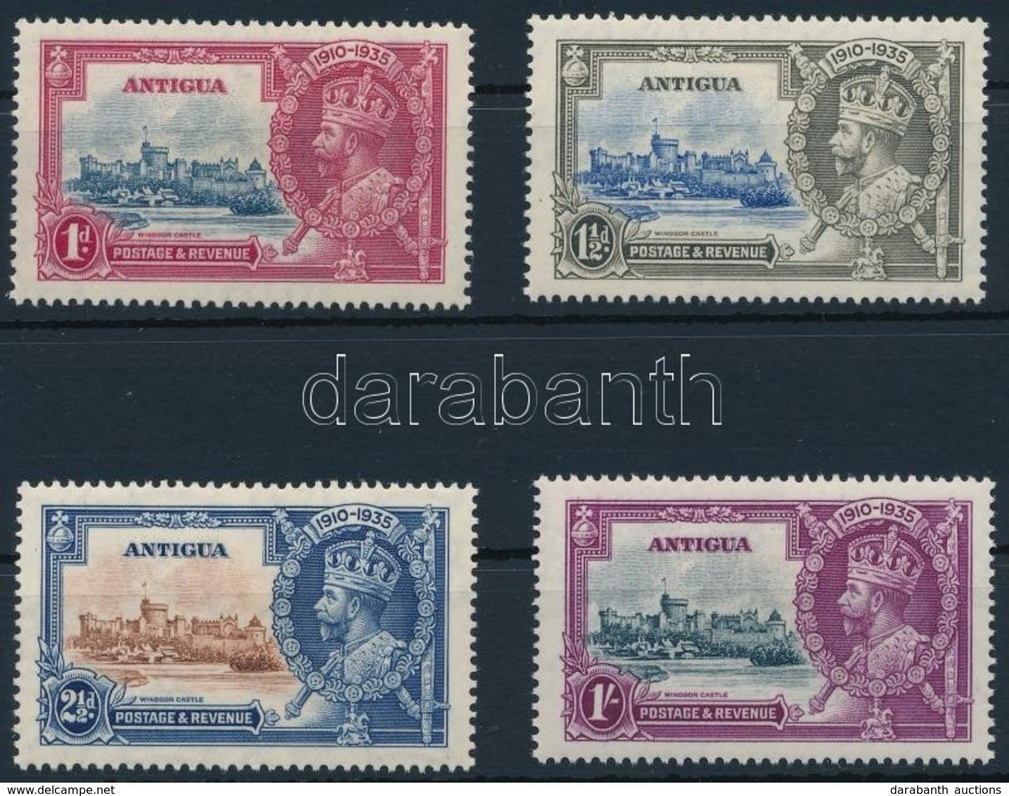 * 1935 V. György Jubileuma Sor,
George V's Jubilee Set
Mi 71-74 - Autres & Non Classés