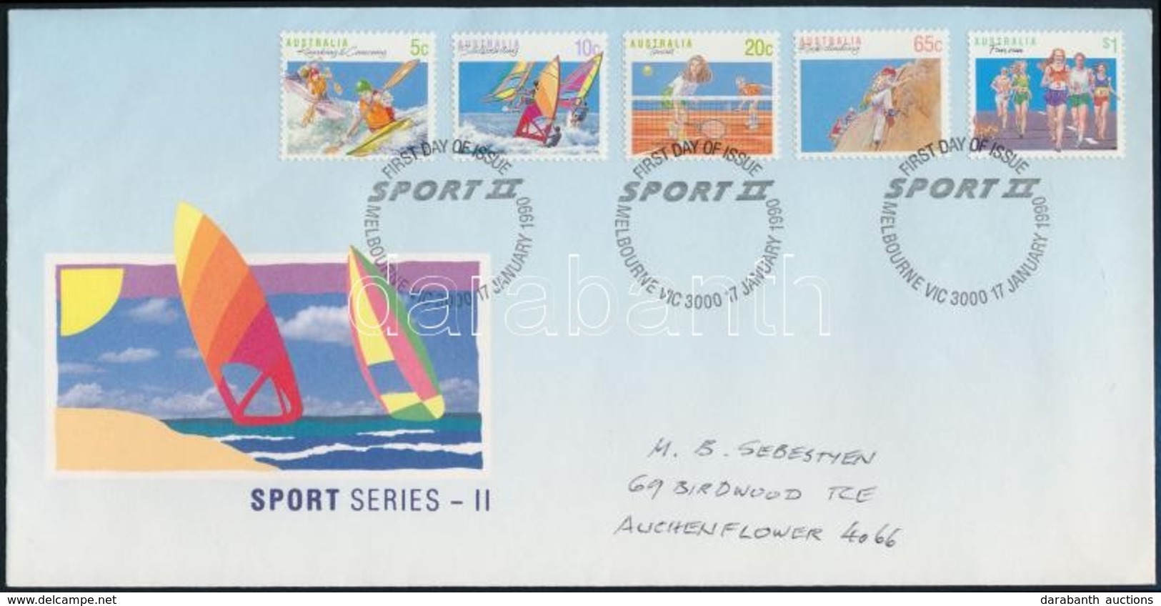 1990 Forgalmi Sor Mi 1182-1186 FDC-n - Otros & Sin Clasificación