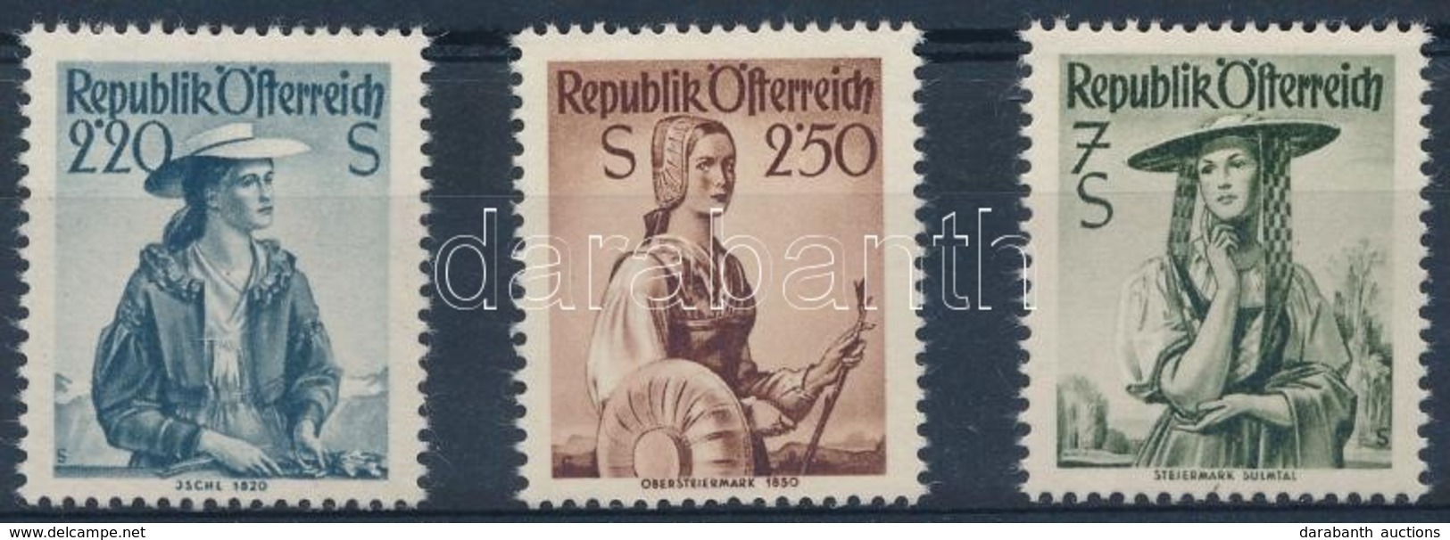 ** 1952 Népviselet Sor Mi 978-980 - Altri & Non Classificati