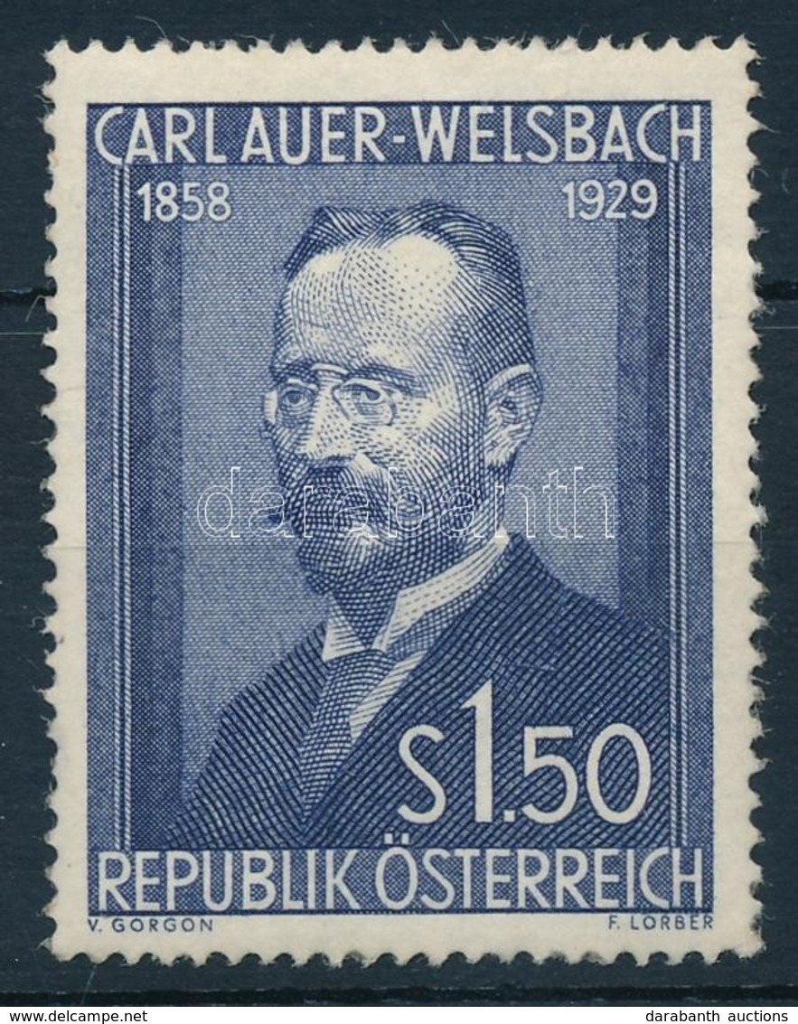 ** 1954 Carl Freiherr Auer Ritter Von Welsbach Mi 1006 - Sonstige & Ohne Zuordnung