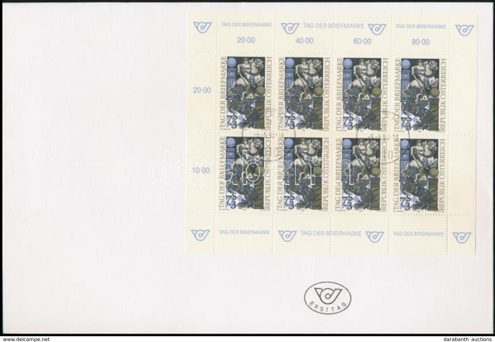 1993 Bélyegnap Kisív FDC-n Mi 2097 - Other & Unclassified