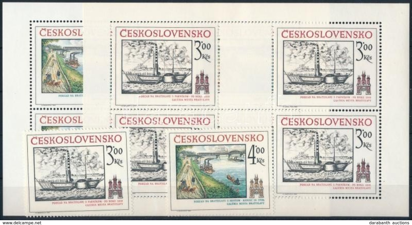 ** 1982 Pozsony Sor + Kisívsor Mi 2677-2678 - Altri & Non Classificati