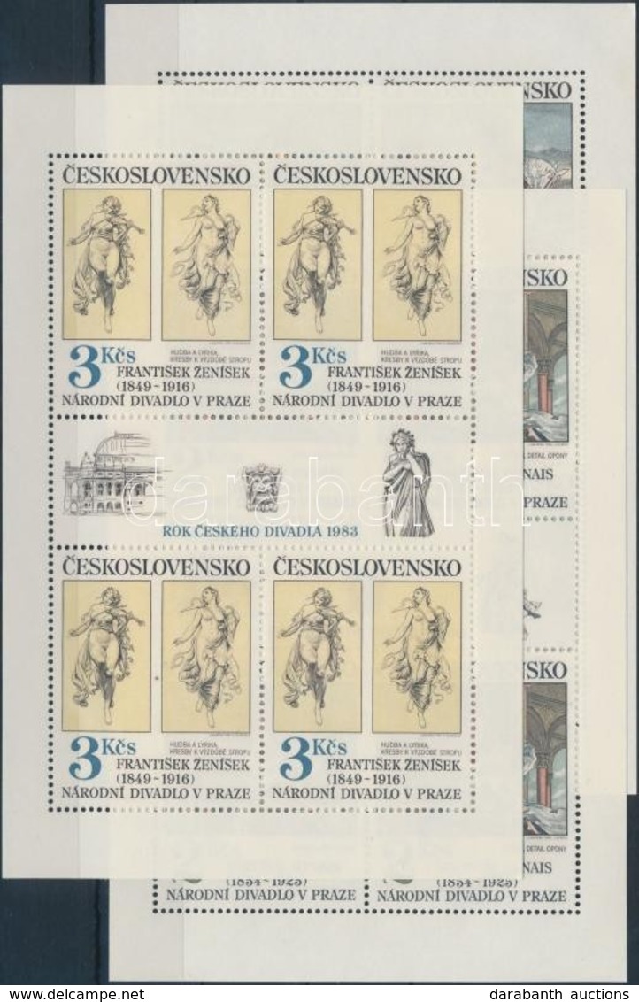 ** 1983 Festmény Kisív Sor Mi 2737-2741 - Autres & Non Classés