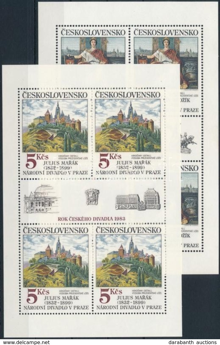 ** 1983 Festmény Kisív Sor Mi 2737-2741 - Other & Unclassified