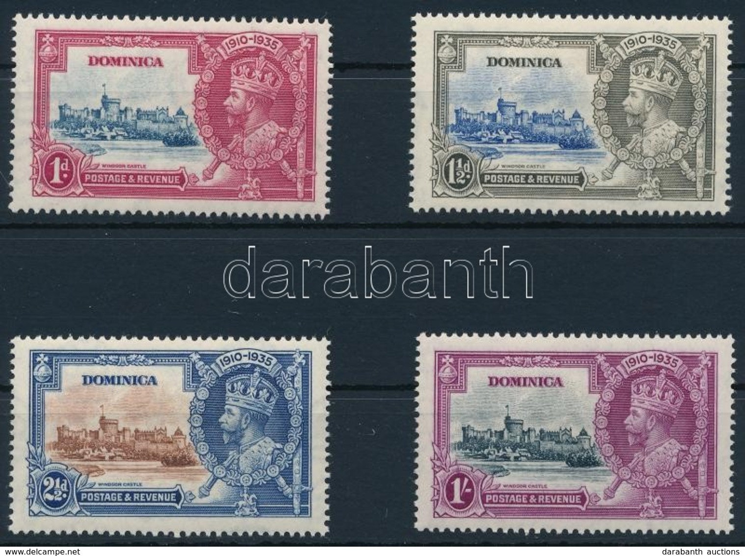 * 1935 V. György Jubileuma Sor,
George V's Jubilee Set
Mi 86-89 - Sonstige & Ohne Zuordnung