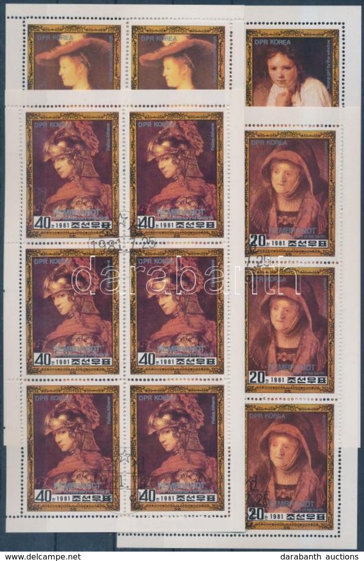 O 1981 Rembrandt Kisívsor Mi 2145-2148 - Other & Unclassified