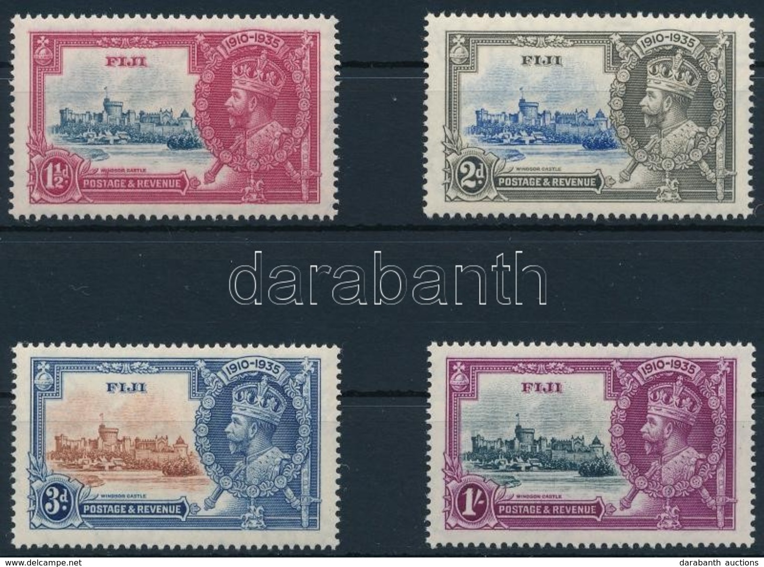 * 1935 V. György Jubileuma Sor,
George V's Jubilee Set
Mi 85-88 - Other & Unclassified