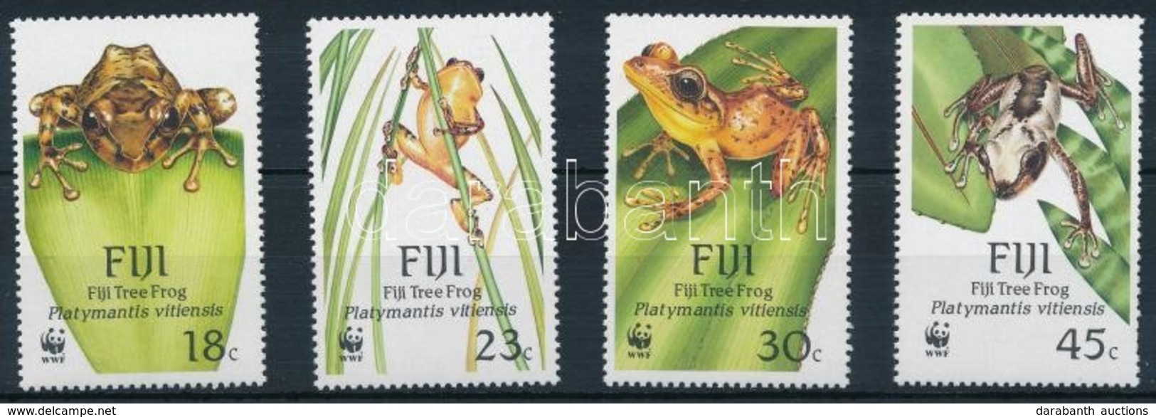 ** 1988 Béka Sor,
Frog
Mi 586-589 - Altri & Non Classificati