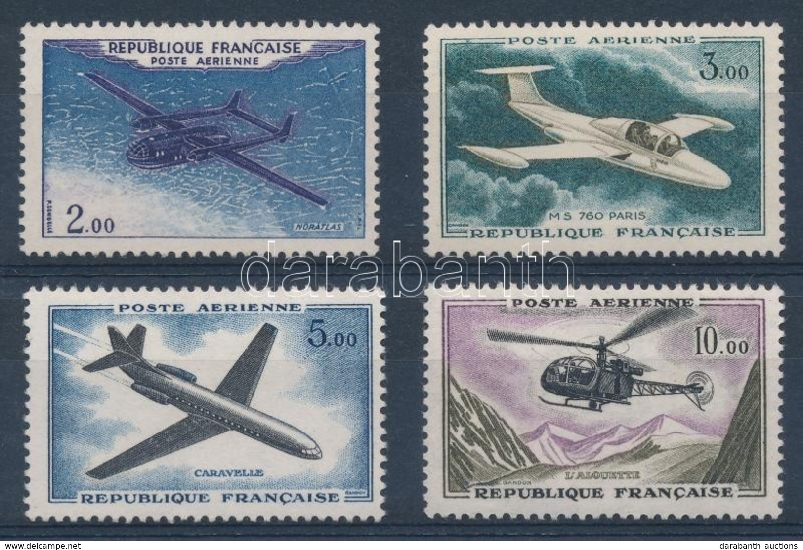 ** 1960 Repülő Sor Mi 1279-1282 - Altri & Non Classificati