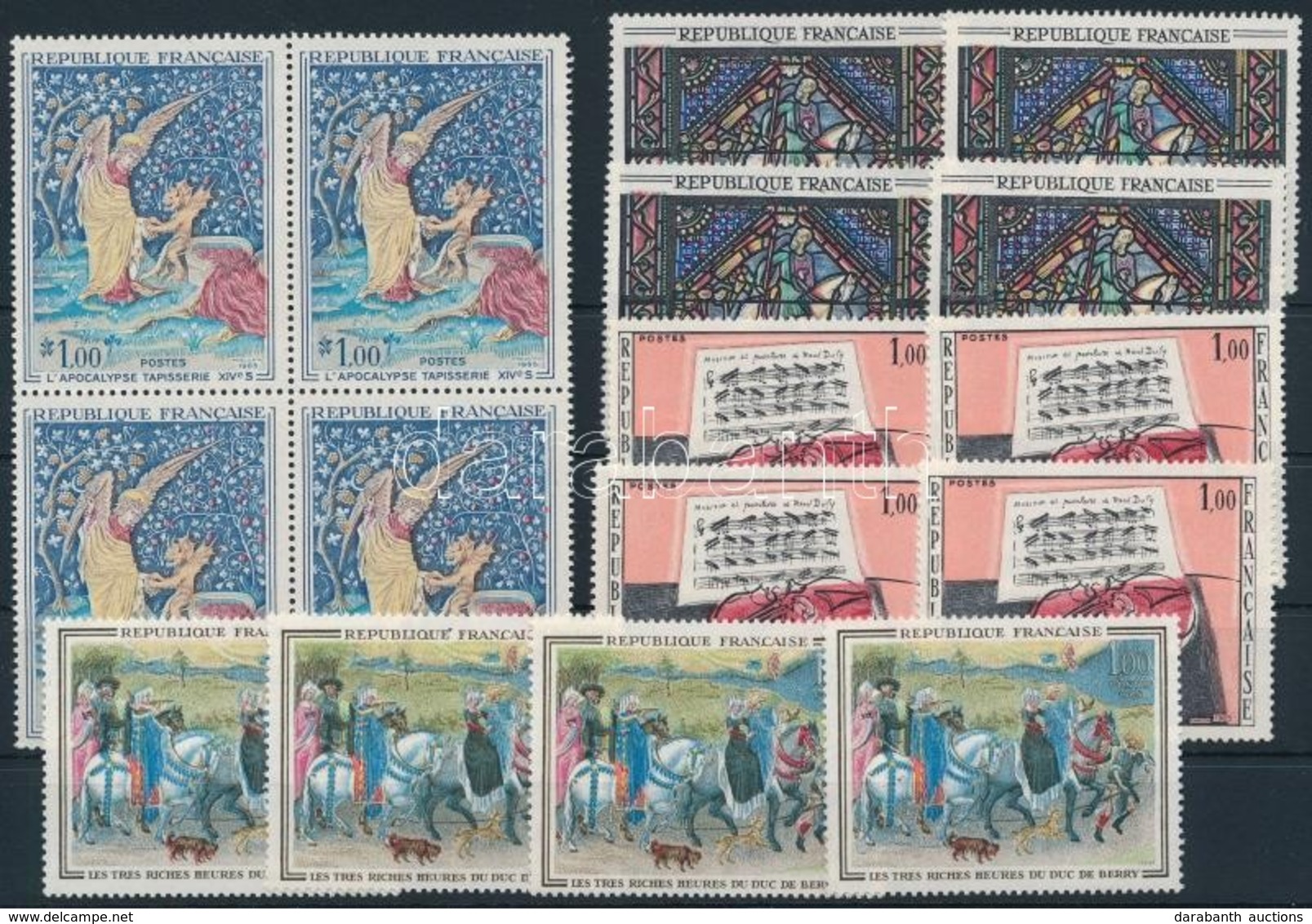 ** 1965 1 Négyestömb + 3 *4 Bélyeg,
1 Block Of 4 + 3*4 Stamps - Otros & Sin Clasificación
