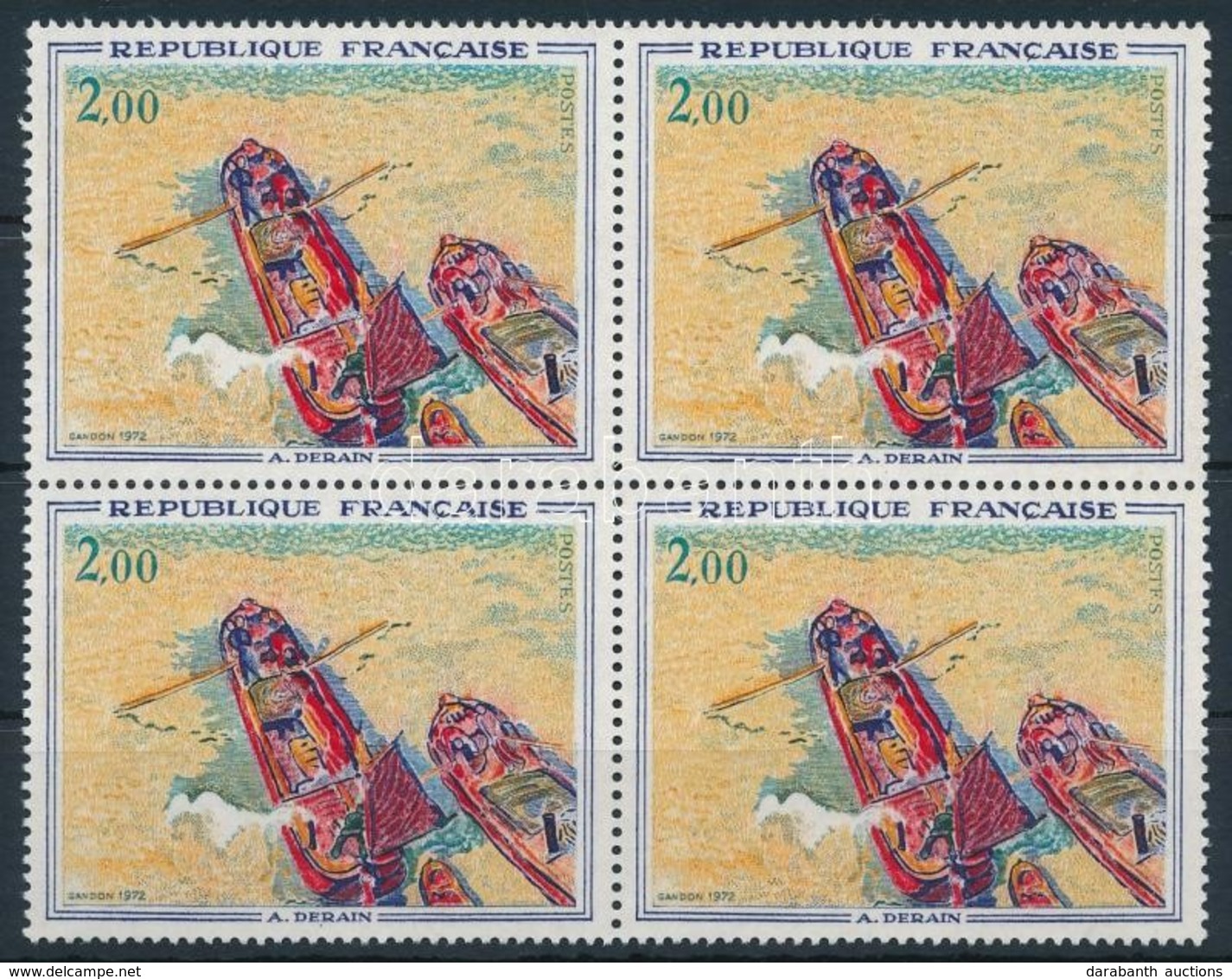 ** 1972 Művészet Négyestömb,
Art Block Of 4
Mi 1814 - Autres & Non Classés