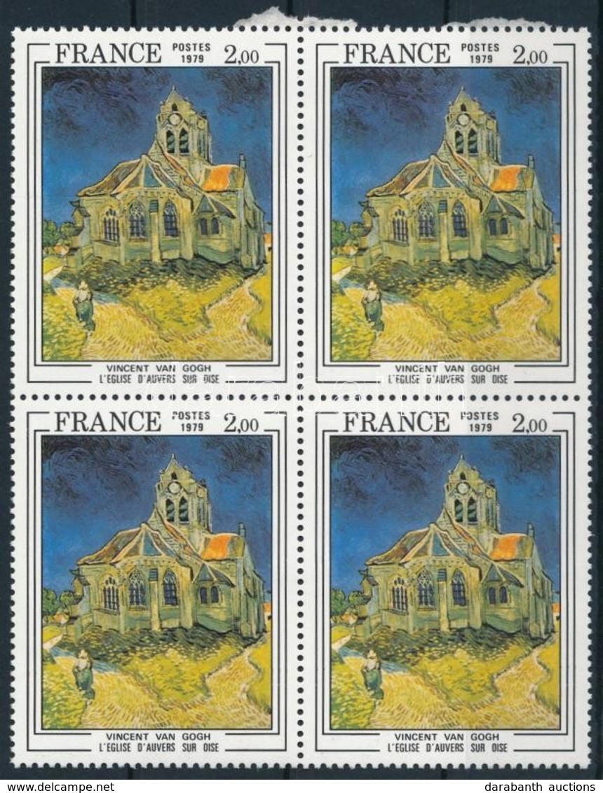 ** 1979 Van-Gogh épület Négyestömb,
Van-Gogh Building Block Of 4
Mi 2176 - Altri & Non Classificati