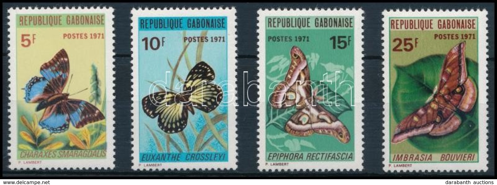 ** 1971 Lepke Sor,
Butterfly Set
Mi 434-437 - Otros & Sin Clasificación