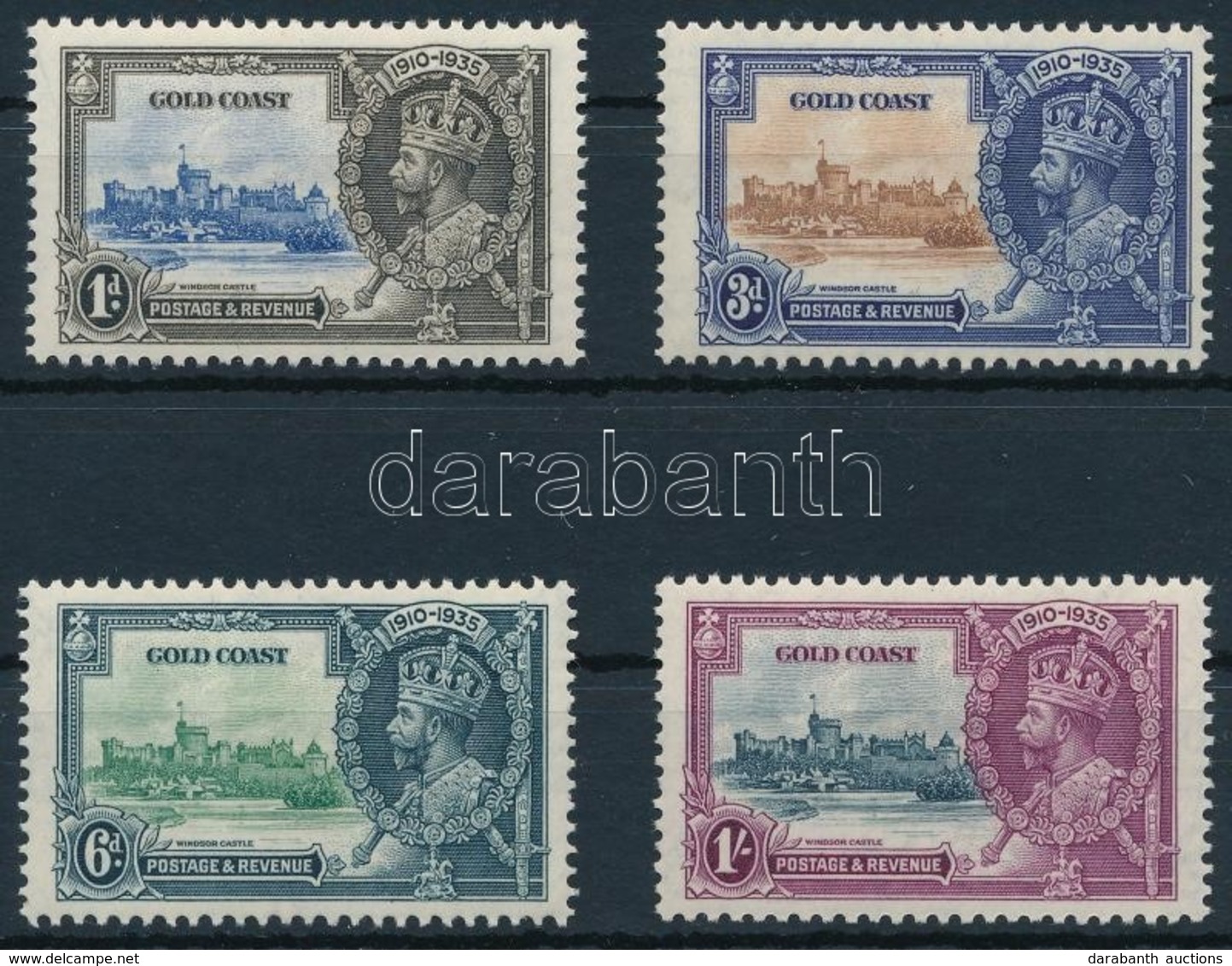 * 1935 V. György Jubileuma Sor,
George V's Jubilee Set
Mi 98-101 - Autres & Non Classés