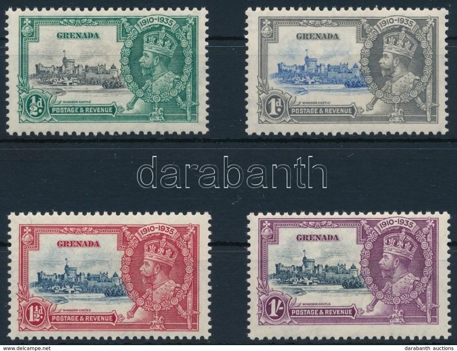 * 1935 V. György Jubileuma Sor,
George V's Jubilee Set
Mi 116-119 - Sonstige & Ohne Zuordnung