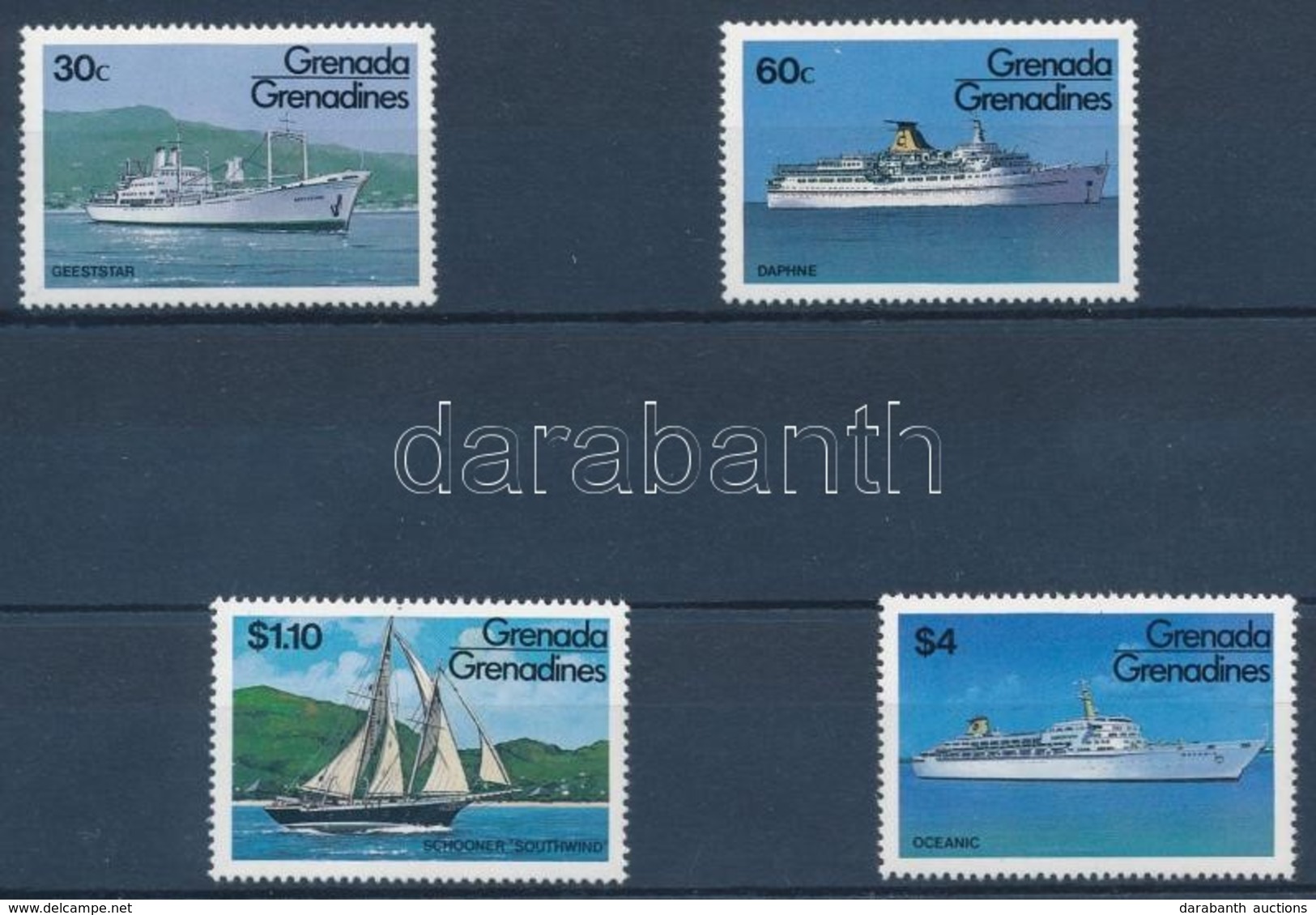 ** 1984 Hajó Sor Mi 611-614 - Other & Unclassified