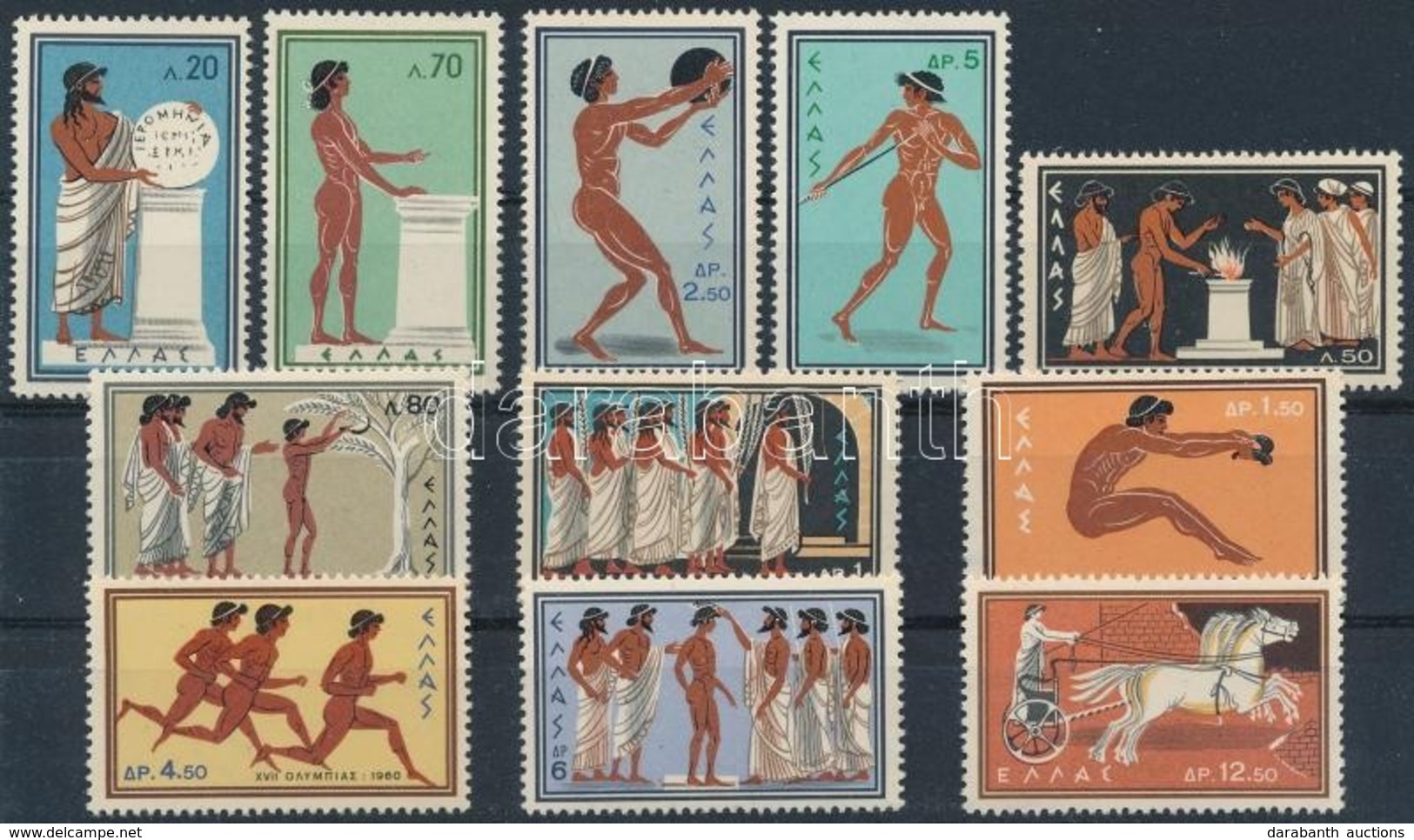 ** 1960 Nyári Olimpia, Róma Sor Mi 734-744 - Other & Unclassified