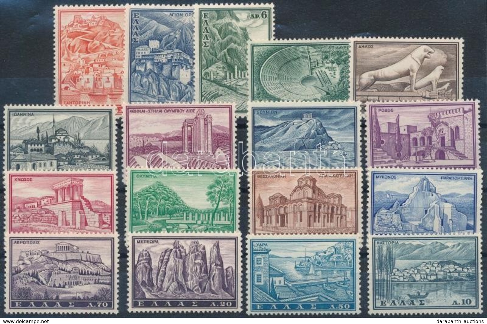 ** 1961 Idegenforgalom Sor Mi 748-764 - Other & Unclassified