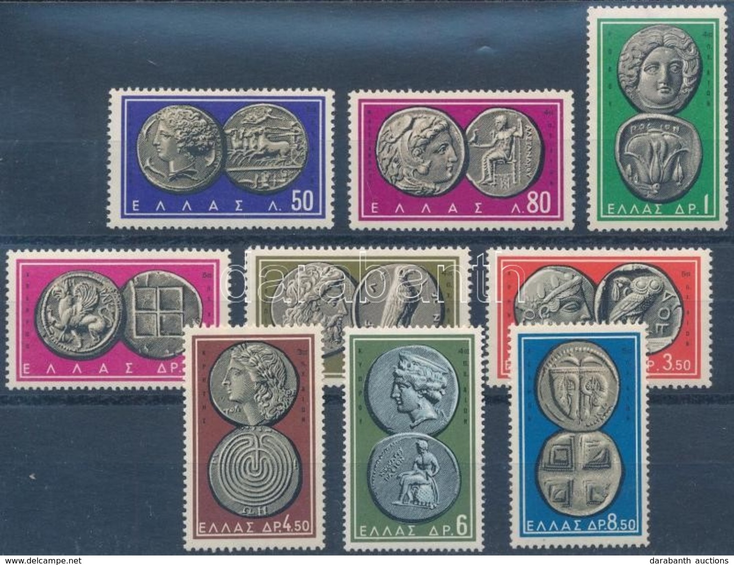 ** 1963 Régi érmék Sor Mi 807-815 - Sonstige & Ohne Zuordnung
