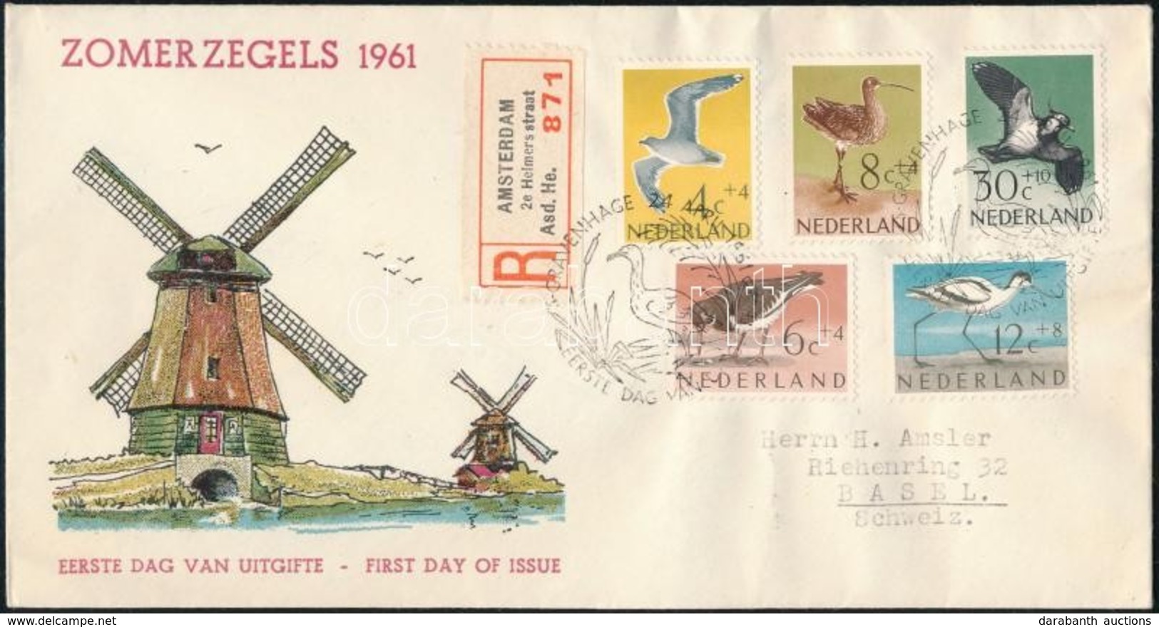 1961 Madarak Sor FDC-n 760-764 - Autres & Non Classés