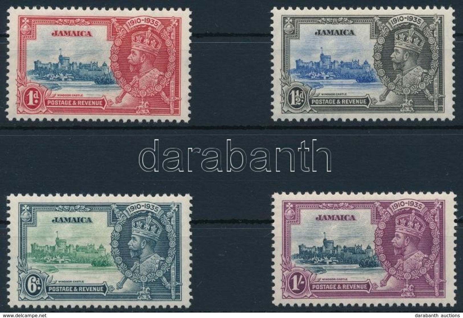 * 1935 V. György Jubileuma Sor,
George V's Jubilee Set
Mi 111-114 - Autres & Non Classés