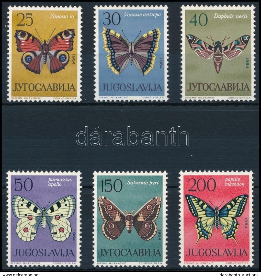 ** 1964 Lepke Sor,
Butterfly Set
Mi 1069-1074 - Autres & Non Classés