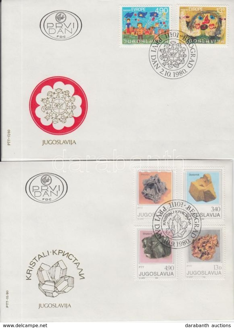 1980 13 Db FDC - Altri & Non Classificati