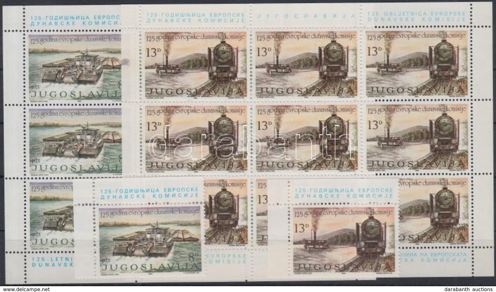 ** 1981 Duna Bizottság ívsarki Sor + Kisívsor Mi 1903-1904 - Altri & Non Classificati