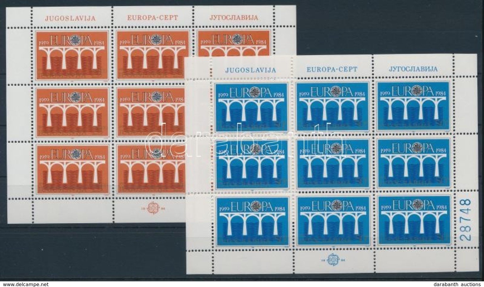 ** 1984 Europa CEPT Kisívsor Mi 2046-2047 - Otros & Sin Clasificación