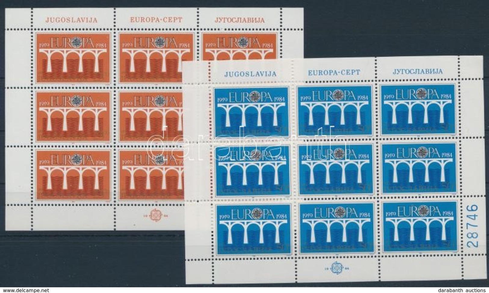 ** 1984 Europa CEPT Kisívsor Mi 2046-2047 - Otros & Sin Clasificación