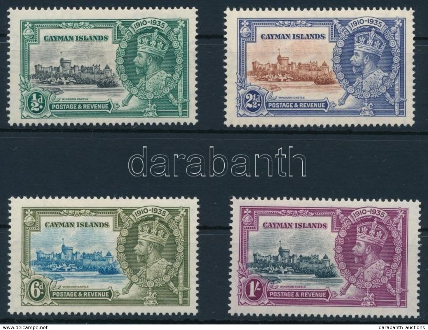 * 1935 V. György Jubileuma Sor,
George V's Jubilee Set
Mi 82-85 - Otros & Sin Clasificación