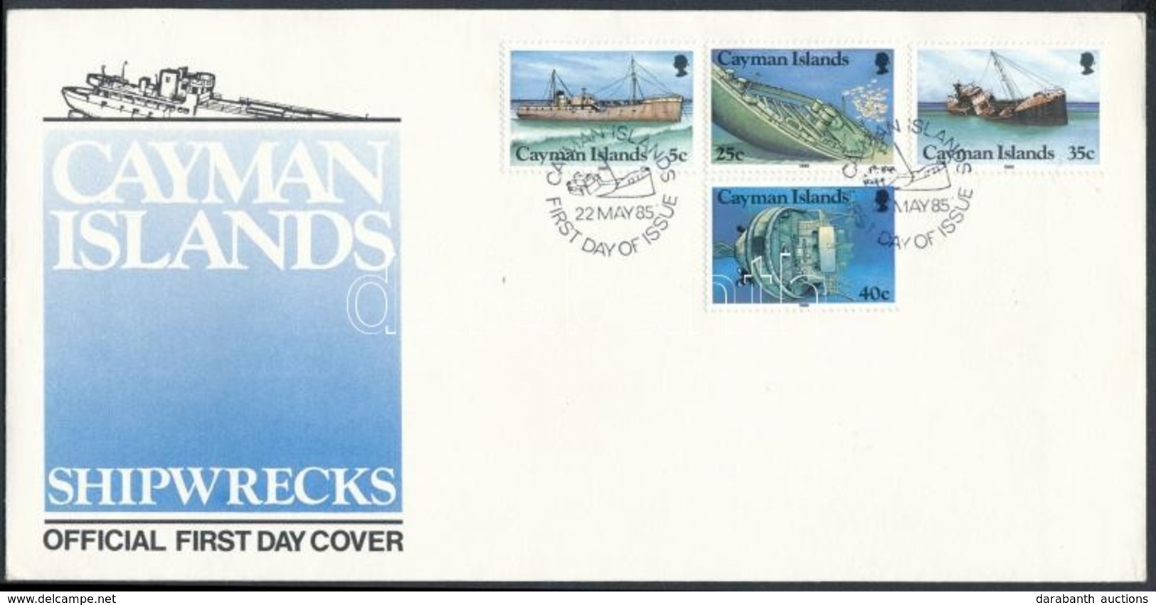 1985 Hajók Sor Mi 549-552 FDC-n - Other & Unclassified