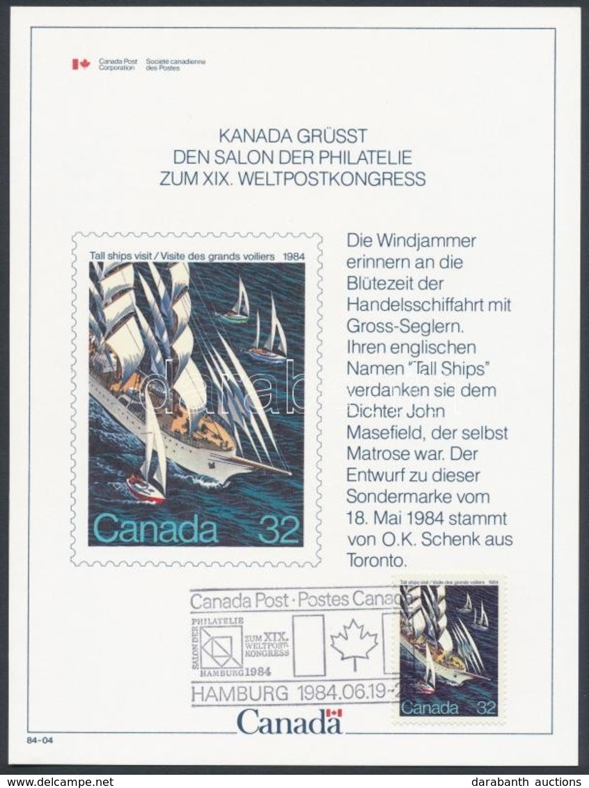 1984 Hajó Emléklap - Sonstige & Ohne Zuordnung