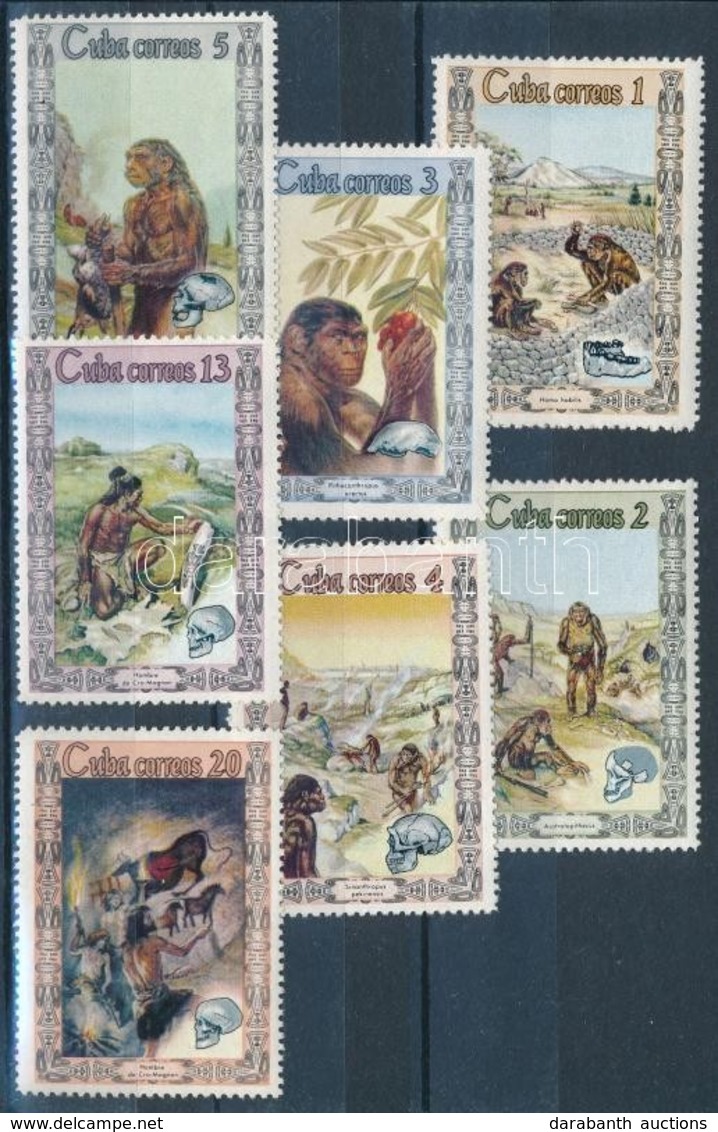 ** 1967 Ősemberek Sor Mi 1280-1286 - Altri & Non Classificati