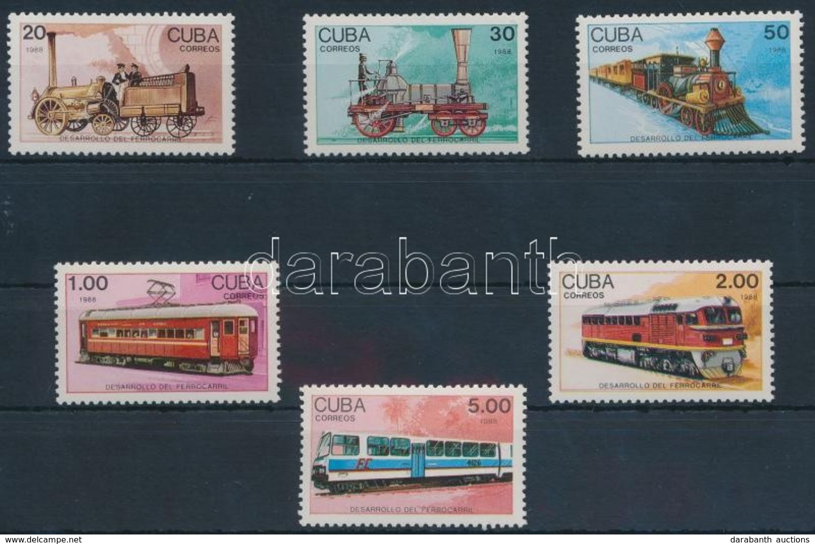 ** 1988 Vonat Sor Mi 3221-3226 - Other & Unclassified