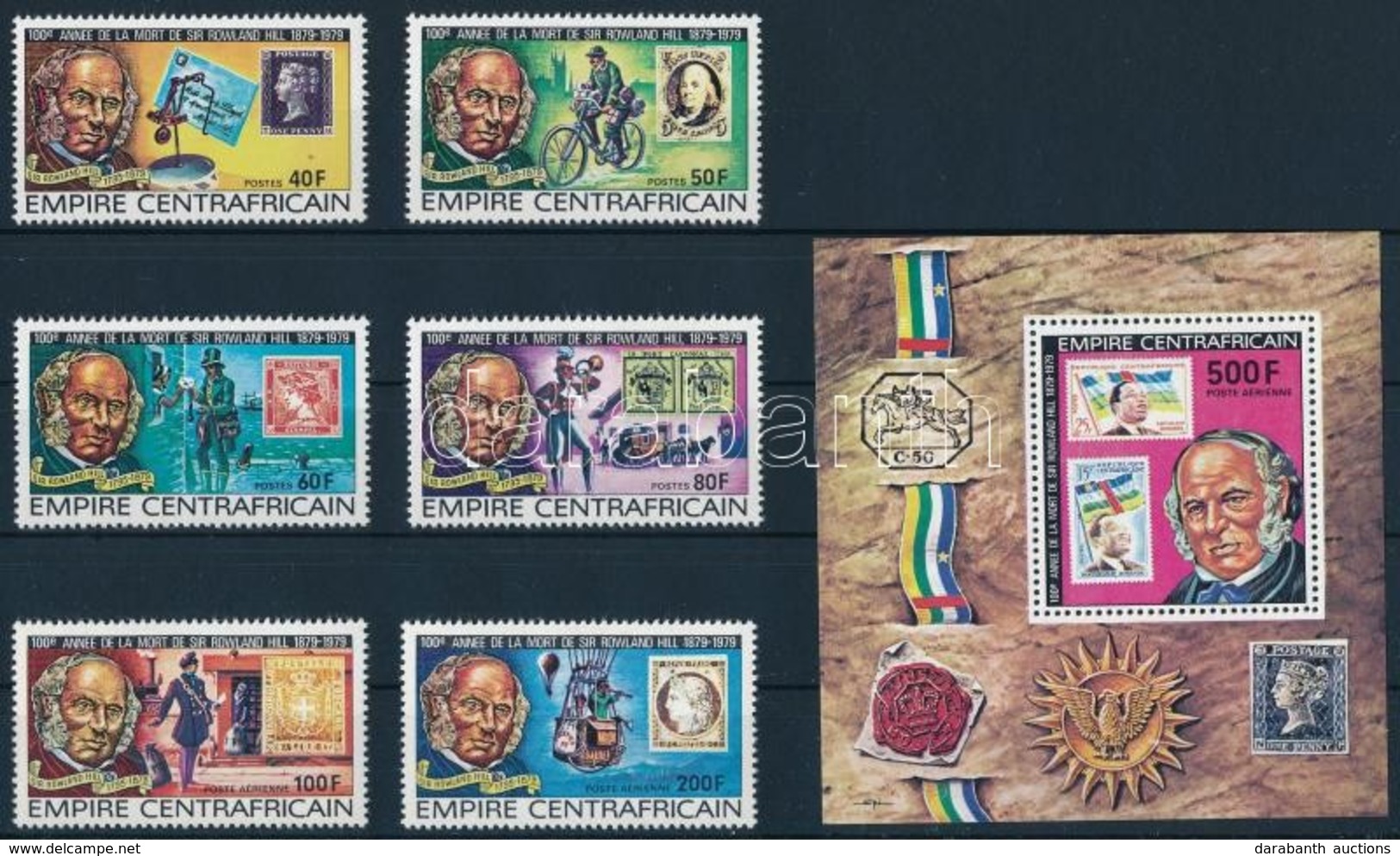 ** 1978 Rowland Hill Sor Mi 591-596 A + Blokk Mi 39 A + Blokksor Mi 40-45 - Other & Unclassified