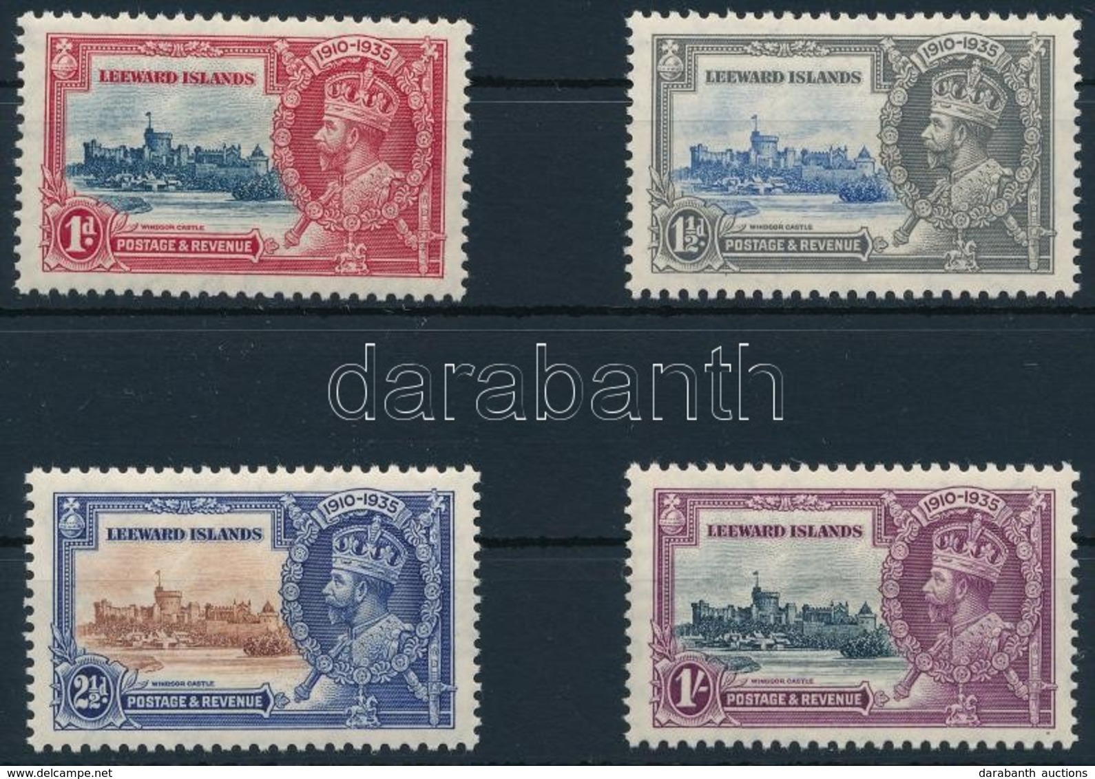 * 1935 V. György Jubileuma Sor,
George V's Jubilee Set
Mi 80-83 - Autres & Non Classés