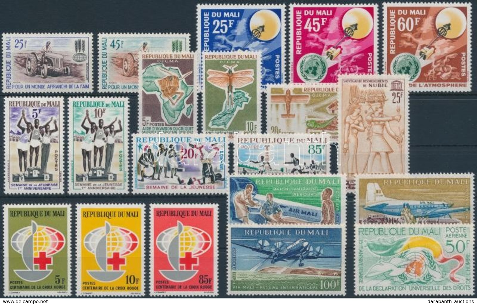 ** 1963-1964 6 Db Sor + 1 Db Bélyeg - Sonstige & Ohne Zuordnung