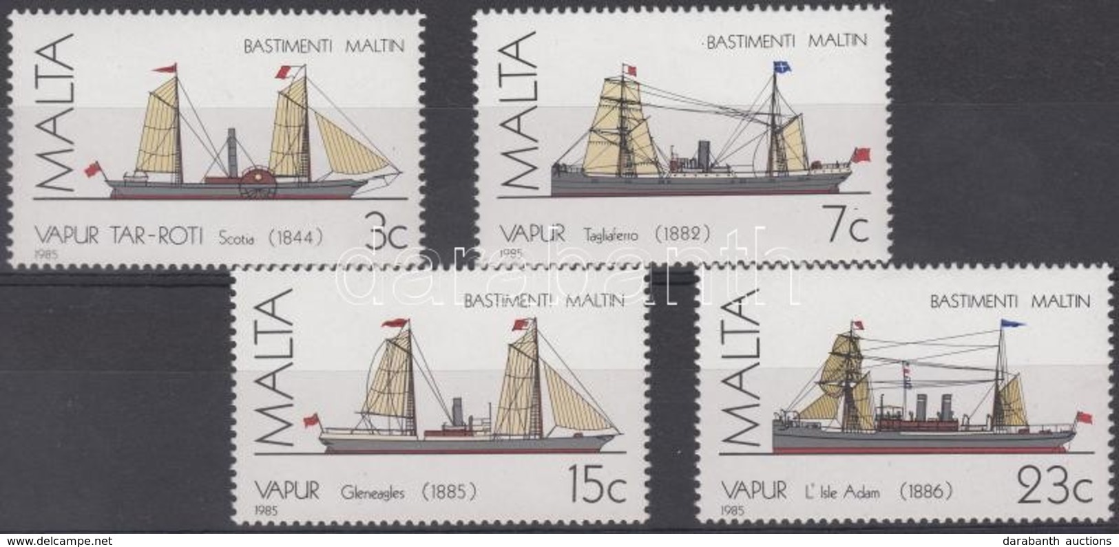 ** 1985 Hajók Sor Mi 739-742 - Other & Unclassified