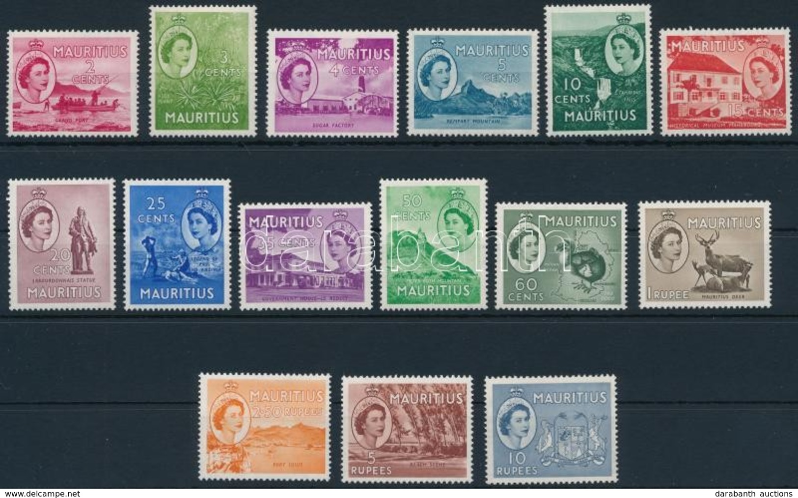 ** 1953 Forgalmi Sor Mi 243-257 - Other & Unclassified