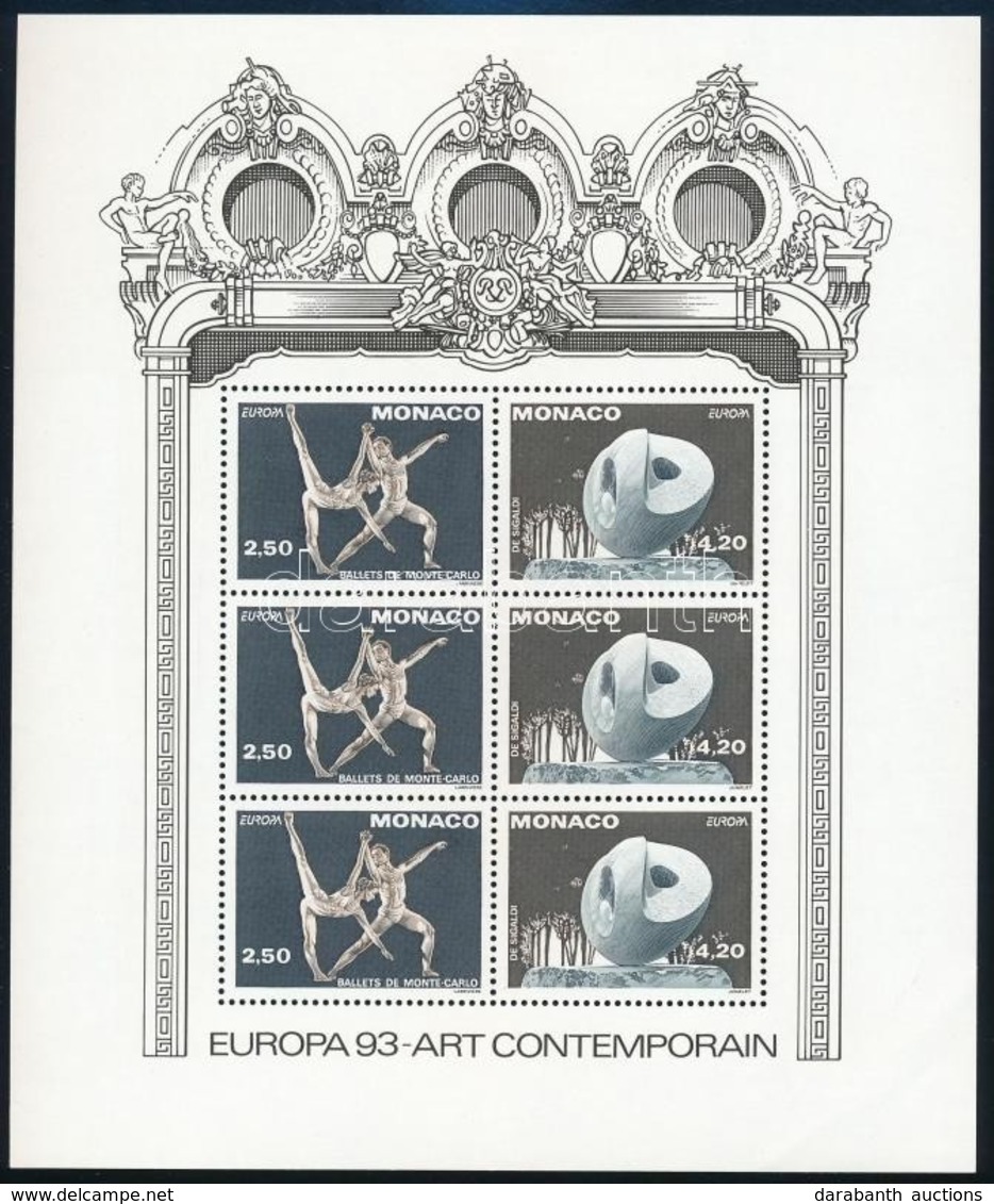 ** 1993 Europa CEPT, Kortárs Művészet Blokk Mi 59 - Autres & Non Classés
