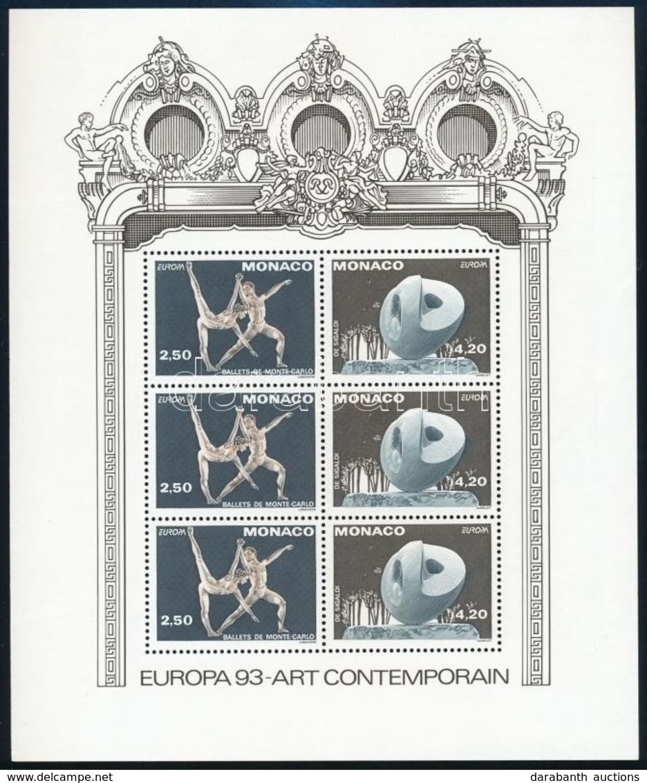 ** 1993 Europa CEPT, Kortárs Művészet Blokk Mi 59 - Otros & Sin Clasificación