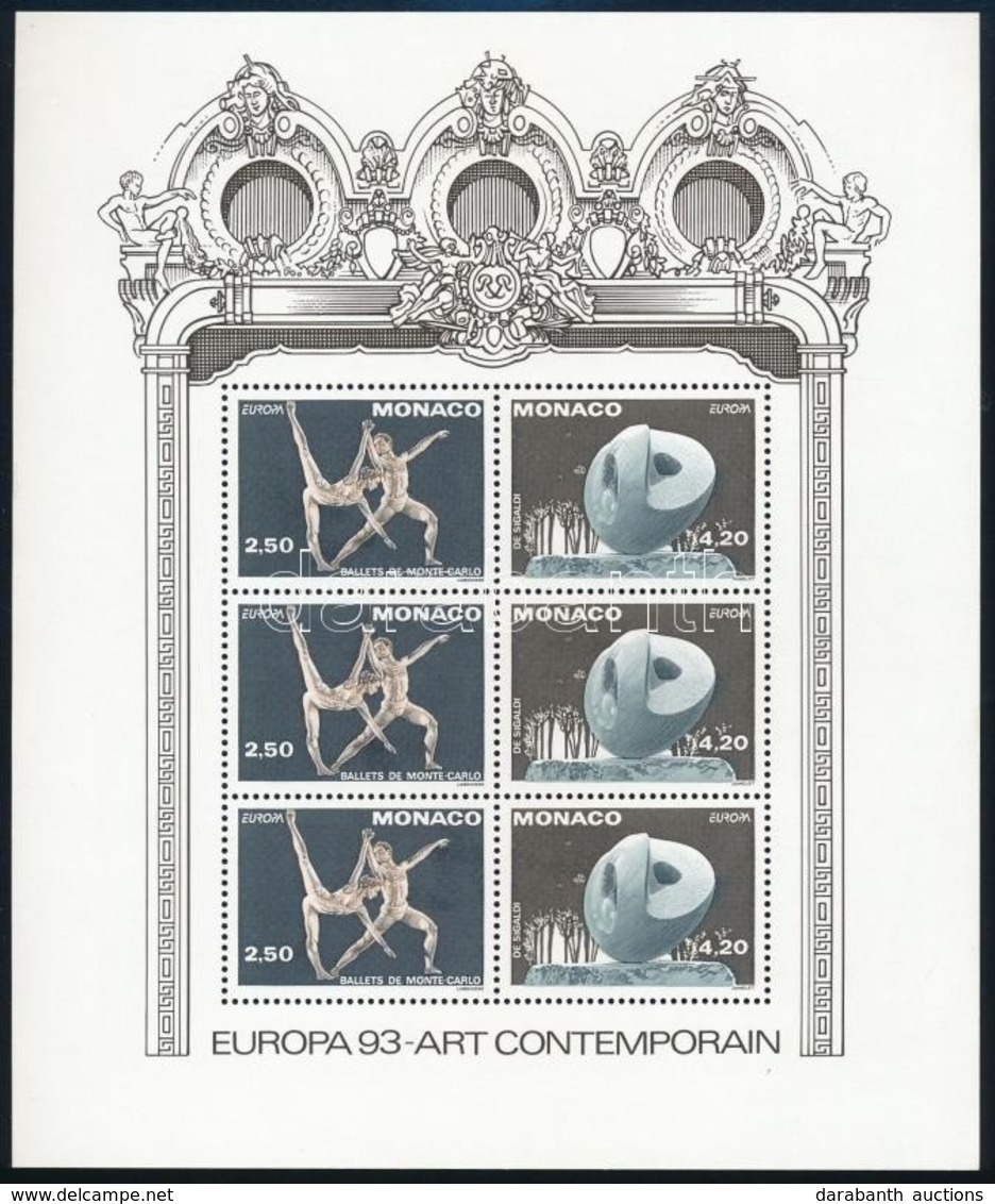 ** 1993 Europa CEPT, Kortárs Művészet Blokk Mi 59 - Autres & Non Classés