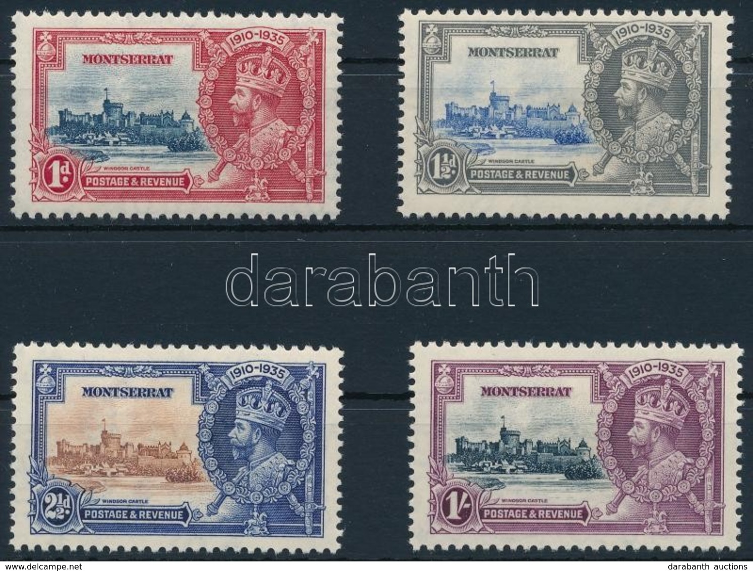 * 1935 V. György Jubileuma Sor,
George V's Jubilee Set
Mi 86-89 - Other & Unclassified