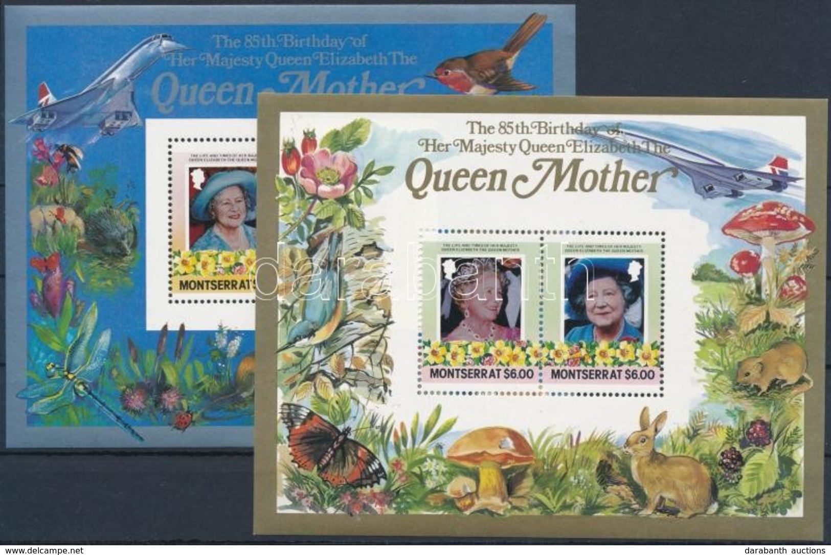 ** 1985 Erzsébet Királynő Blokksor,
Queen Elizabeth Block Set
Mi 31-32 - Sonstige & Ohne Zuordnung